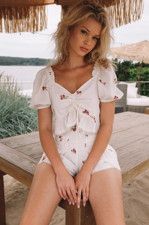 トップス Luna charm tops pink Luna Top – Heart + Sol Boutique