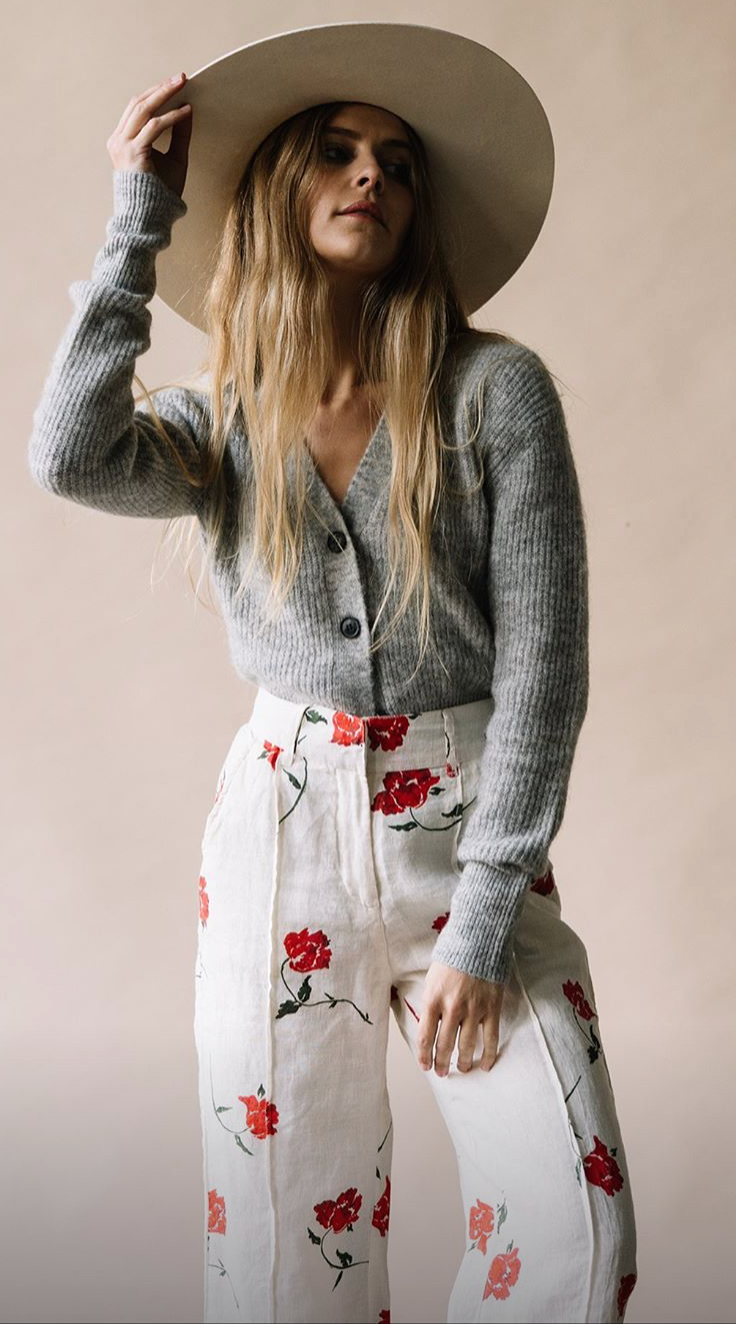 Paisley Crop Pant